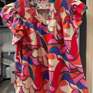 Colorful top for work or play